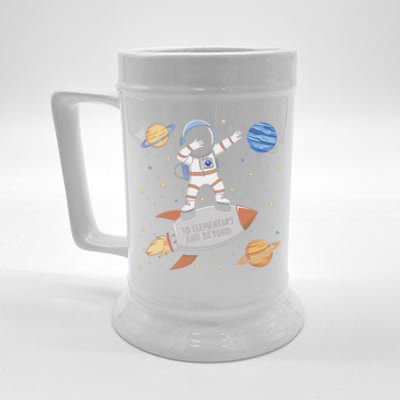 Back To Elementary And Beyond Funny First Day Of School Beer Stein