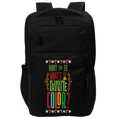 Buddy The Elf, What's Your Favorite Color? Impact Tech Backpack