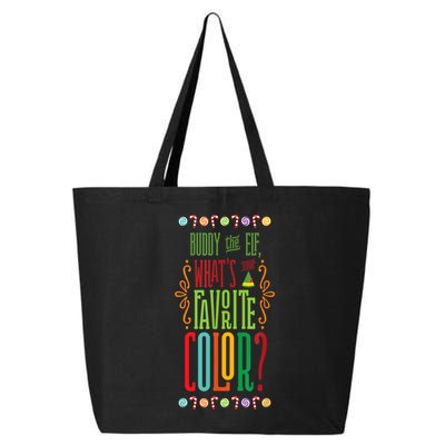 Buddy The Elf, What's Your Favorite Color? 25L Jumbo Tote