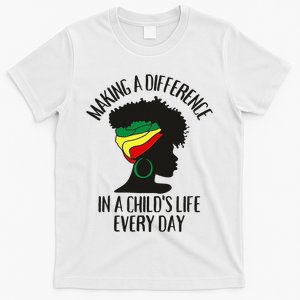 Black Teacher Educator Inspirational Black History Month T-Shirt