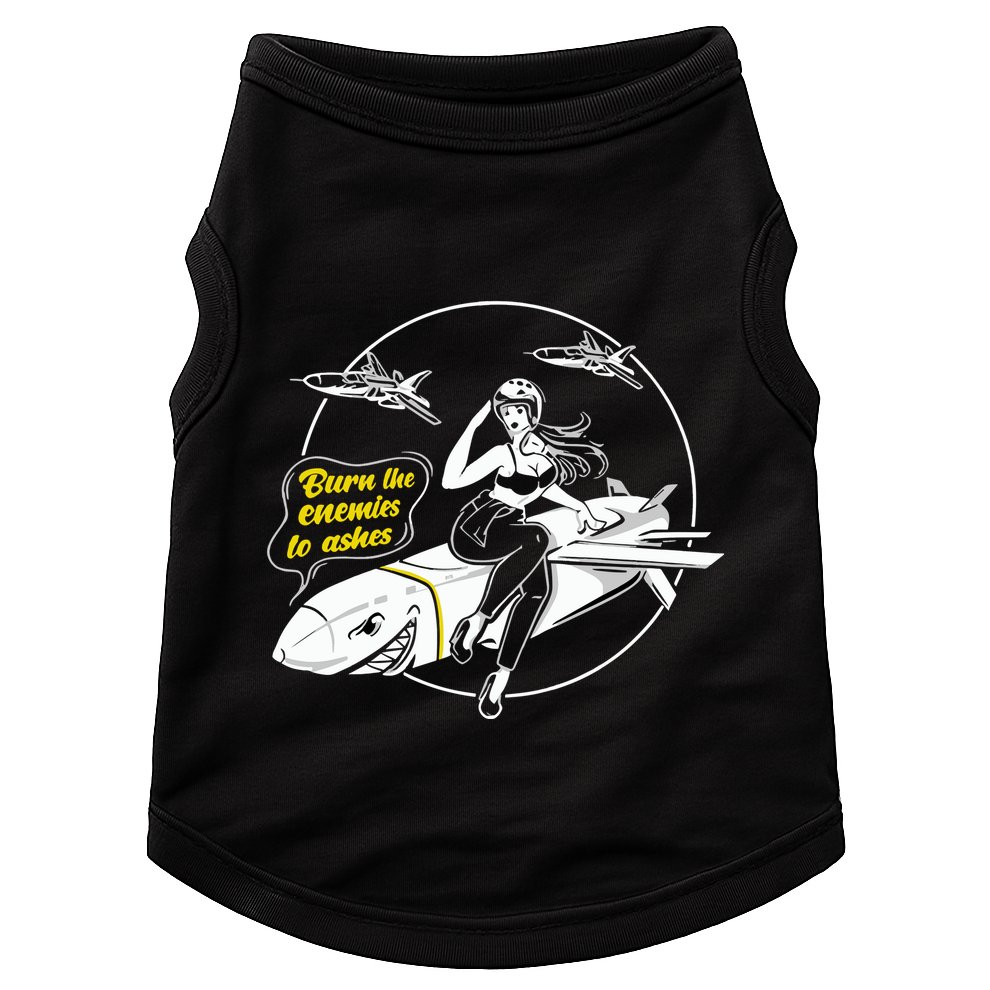 Burn The Enemies To Ashes Doggie Tank