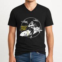 Burn The Enemies To Ashes V-Neck T-Shirt