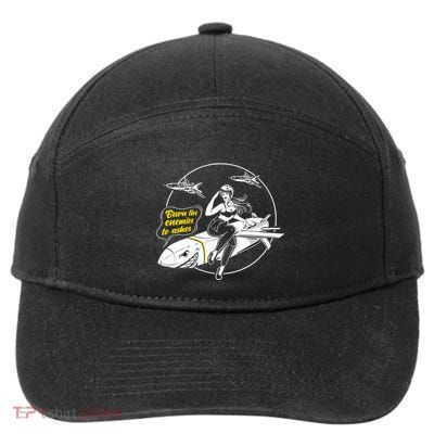 Burn The Enemies To Ashes 7-Panel Snapback Hat