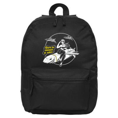Burn The Enemies To Ashes 16 in Basic Backpack