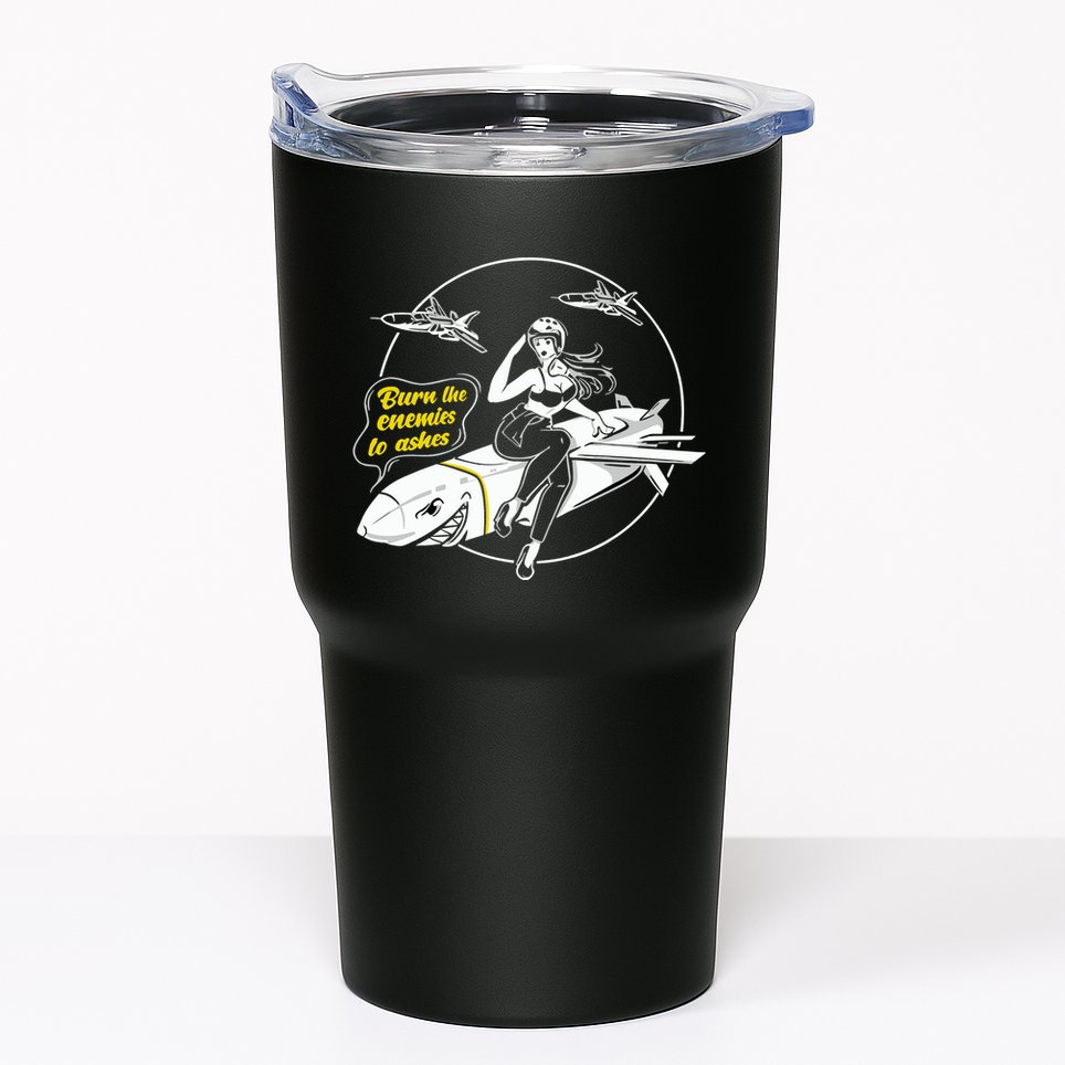 Burn The Enemies To Ashes Tumbler