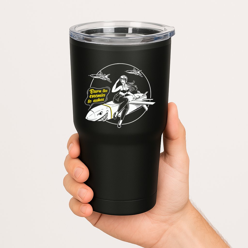 Burn The Enemies To Ashes Tumbler