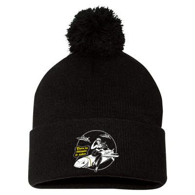 Burn The Enemies To Ashes Pom Pom 12in Knit Beanie
