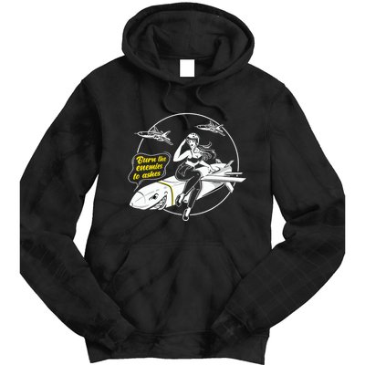 Burn The Enemies To Ashes Tie Dye Hoodie