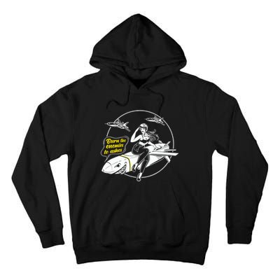 Burn The Enemies To Ashes Tall Hoodie