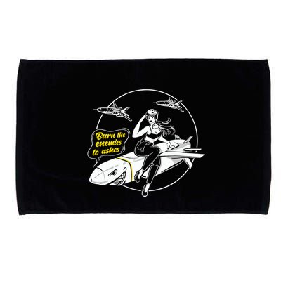 Burn The Enemies To Ashes Microfiber Hand Towel