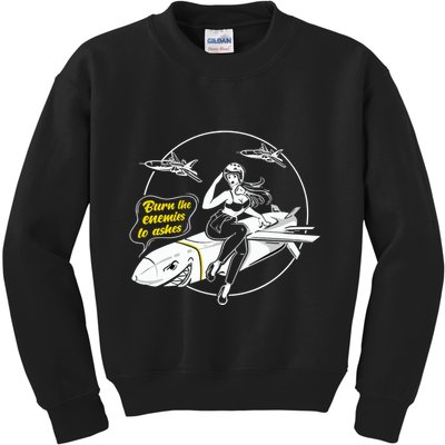 Burn The Enemies To Ashes Kids Sweatshirt