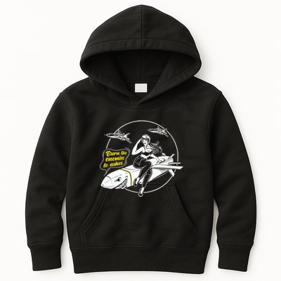 Burn The Enemies To Ashes Kids Hoodie