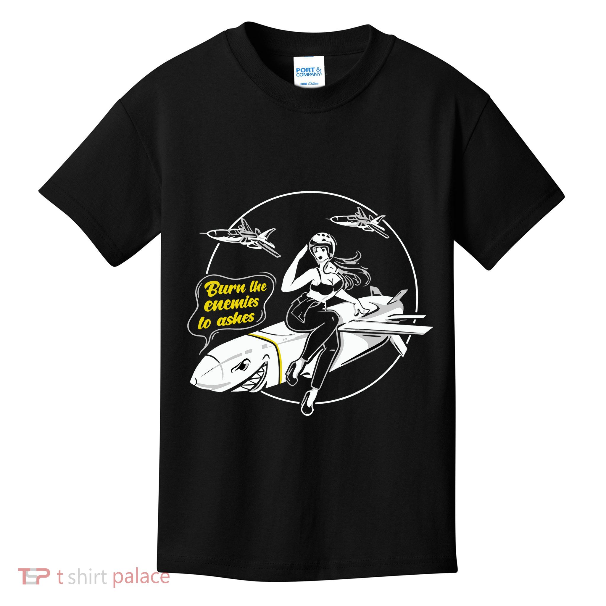 Burn The Enemies To Ashes Kids T-Shirt