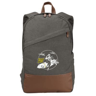 Burn The Enemies To Ashes Cotton Canvas Backpack