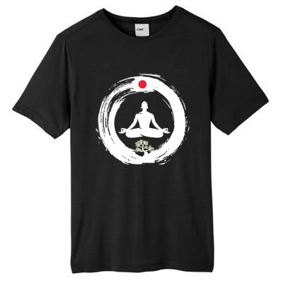 Bonsai Tree Enso Circle Zen Buddhist Japan Flag Meditation Gift Tall Fusion ChromaSoft Performance T-Shirt