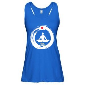 Bonsai Tree Enso Circle Zen Buddhist Japan Flag Meditation Cool Gift Ladies Essential Flowy Tank