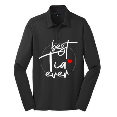 Best Tia Ever Designs Tia Silk Touch Performance Long Sleeve Polo