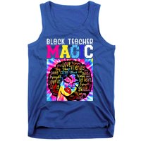 Black Teacher Educator Magic Africa Black History Juneteenth Funny Gift Tank Top