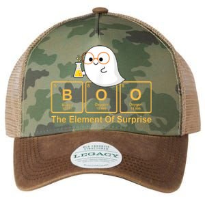 Boo The Element Of Surprise Ghost Chemist Halloween Legacy Tie Dye Trucker Hat