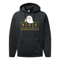 Boo The Element Of Surprise Ghost Chemist Halloween Performance Fleece Hoodie