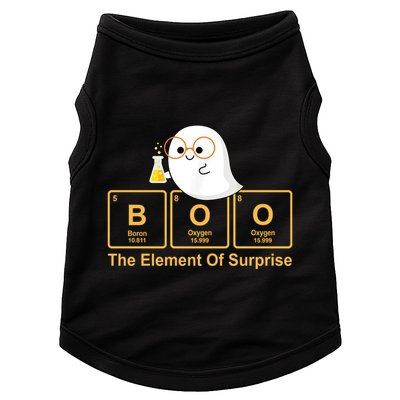 Boo The Element Of Surprise Ghost Chemist Halloween Doggie Tank