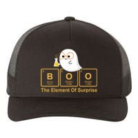 Boo The Element Of Surprise Ghost Chemist Halloween Yupoong Adult 5-Panel Trucker Hat