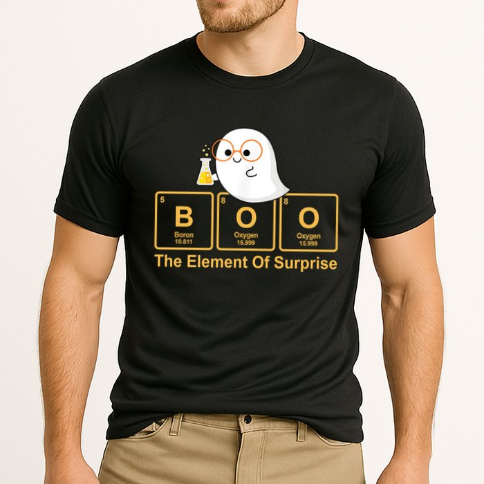 Boo The Element Of Surprise Ghost Chemist Halloween Performance Shirt