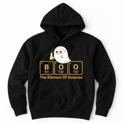 Boo The Element Of Surprise Ghost Chemist Halloween Hoodie