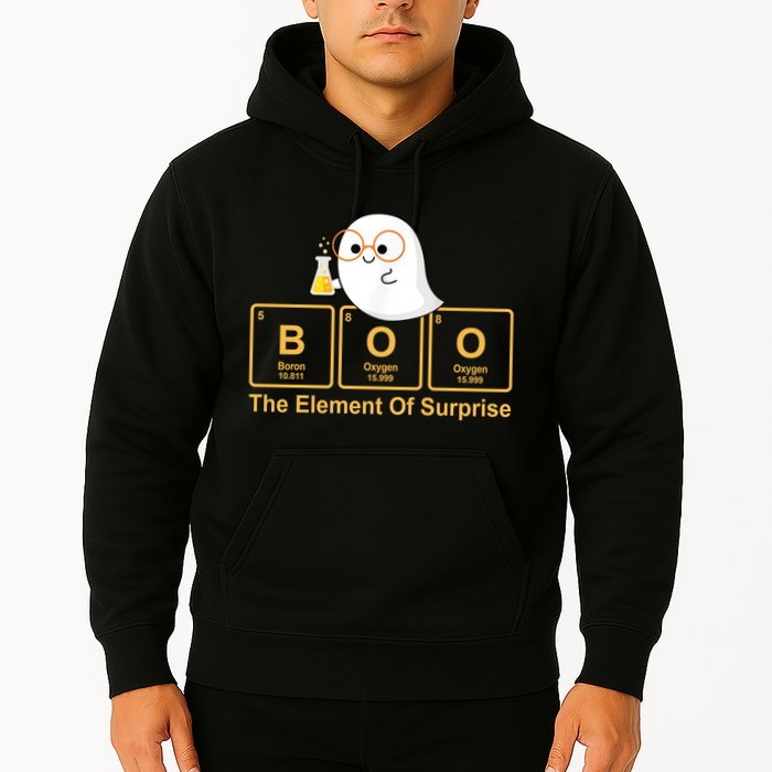 Boo The Element Of Surprise Ghost Chemist Halloween Hoodie