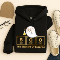 Boo The Element Of Surprise Ghost Chemist Halloween Hoodie