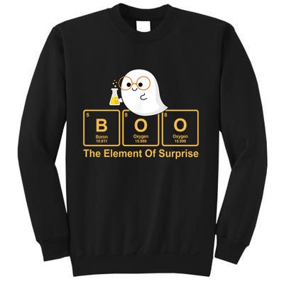 Boo The Element Of Surprise Ghost Chemist Halloween Sweatshirt