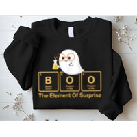 Boo The Element Of Surprise Ghost Chemist Halloween Sweatshirt