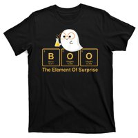 Boo The Element Of Surprise Ghost Chemist Halloween T-Shirt