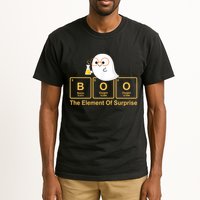 Boo The Element Of Surprise Ghost Chemist Halloween Tall T-Shirt