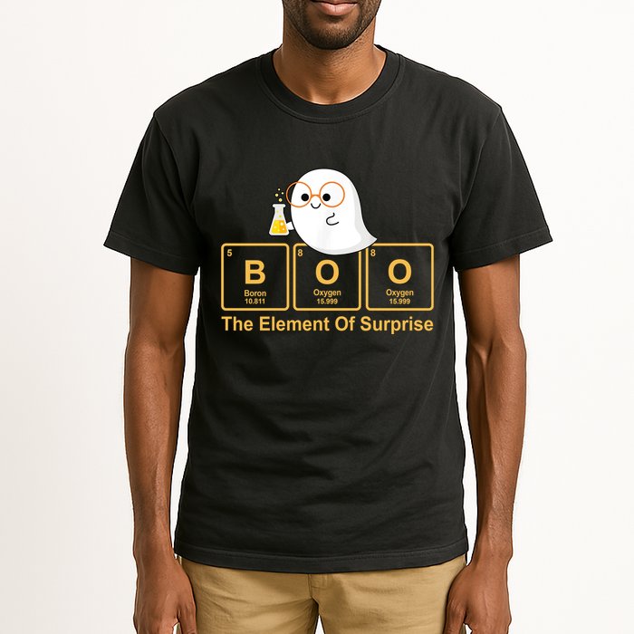 Boo The Element Of Surprise Ghost Chemist Halloween Tall T-Shirt