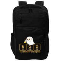 Boo The Element Of Surprise Ghost Chemist Halloween Impact Tech Backpack