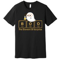 Boo The Element Of Surprise Ghost Chemist Halloween Premium T-Shirt