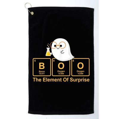 Boo The Element Of Surprise Ghost Chemist Halloween Golf Towel