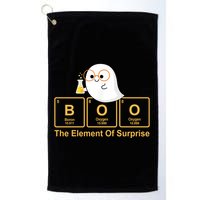 Boo The Element Of Surprise Ghost Chemist Halloween Golf Towel