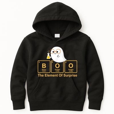 Boo The Element Of Surprise Ghost Chemist Halloween Kids Hoodie