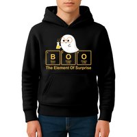 Boo The Element Of Surprise Ghost Chemist Halloween Kids Hoodie