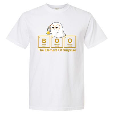 Boo The Element Of Surprise Ghost Chemist Halloween Garment-Dyed Heavyweight T-Shirt