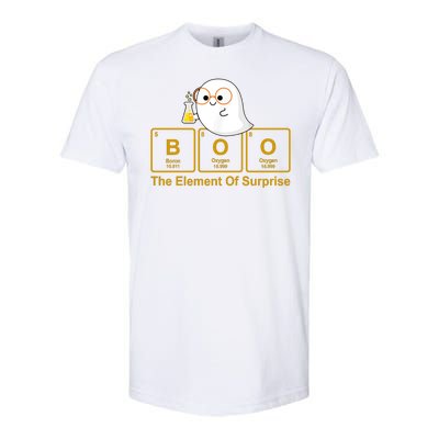 Boo The Element Of Surprise Ghost Chemist Halloween Softstyle CVC T-Shirt