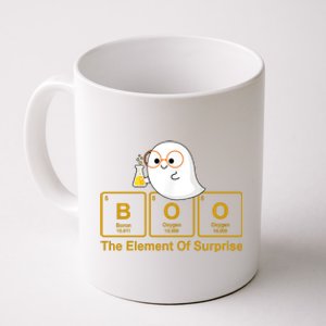 Boo The Element Of Surprise Ghost Chemist Halloween Coffee Mug