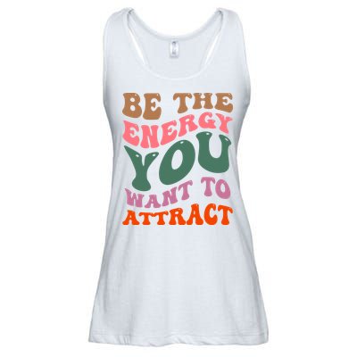 Be The Energy You Want To Attract Ladies Essential Flowy Tank
