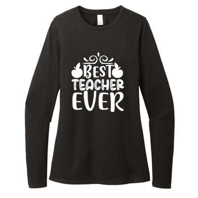 Best Teacher Ever Womens CVC Long Sleeve Shirt