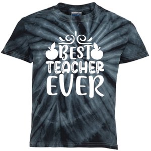 Best Teacher Ever Kids Tie-Dye T-Shirt