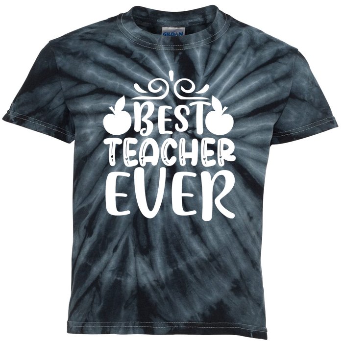 Best Teacher Ever Kids Tie-Dye T-Shirt