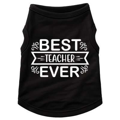 Best Teacher Ever Doggie Tank