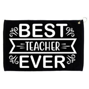 Best Teacher Ever Grommeted Golf Towel